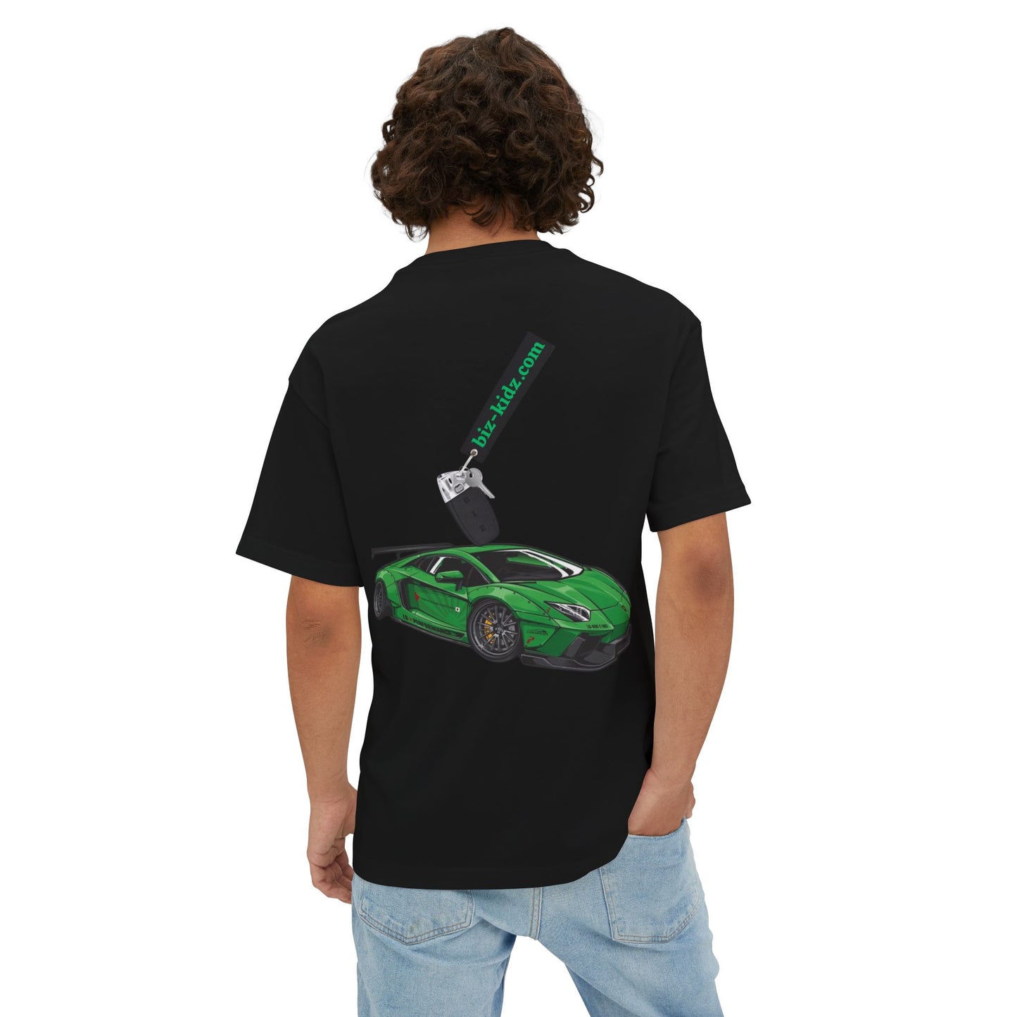 Green wide body lambo