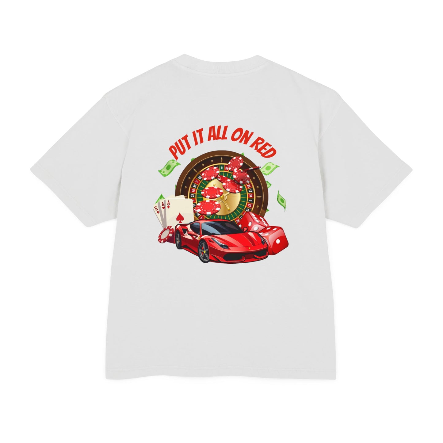 Put it all on red shirt