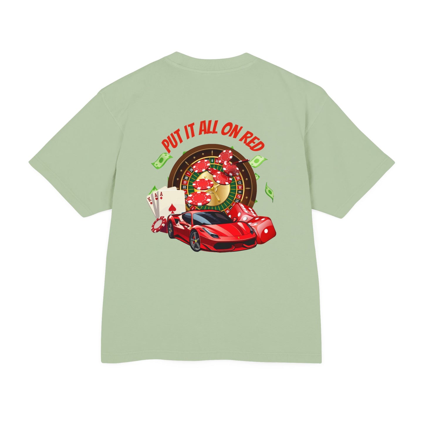 Put it all on red shirt