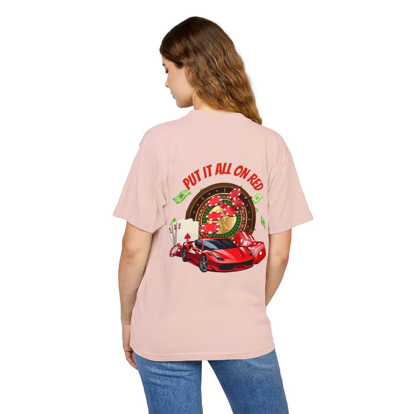 Put it all on red shirt