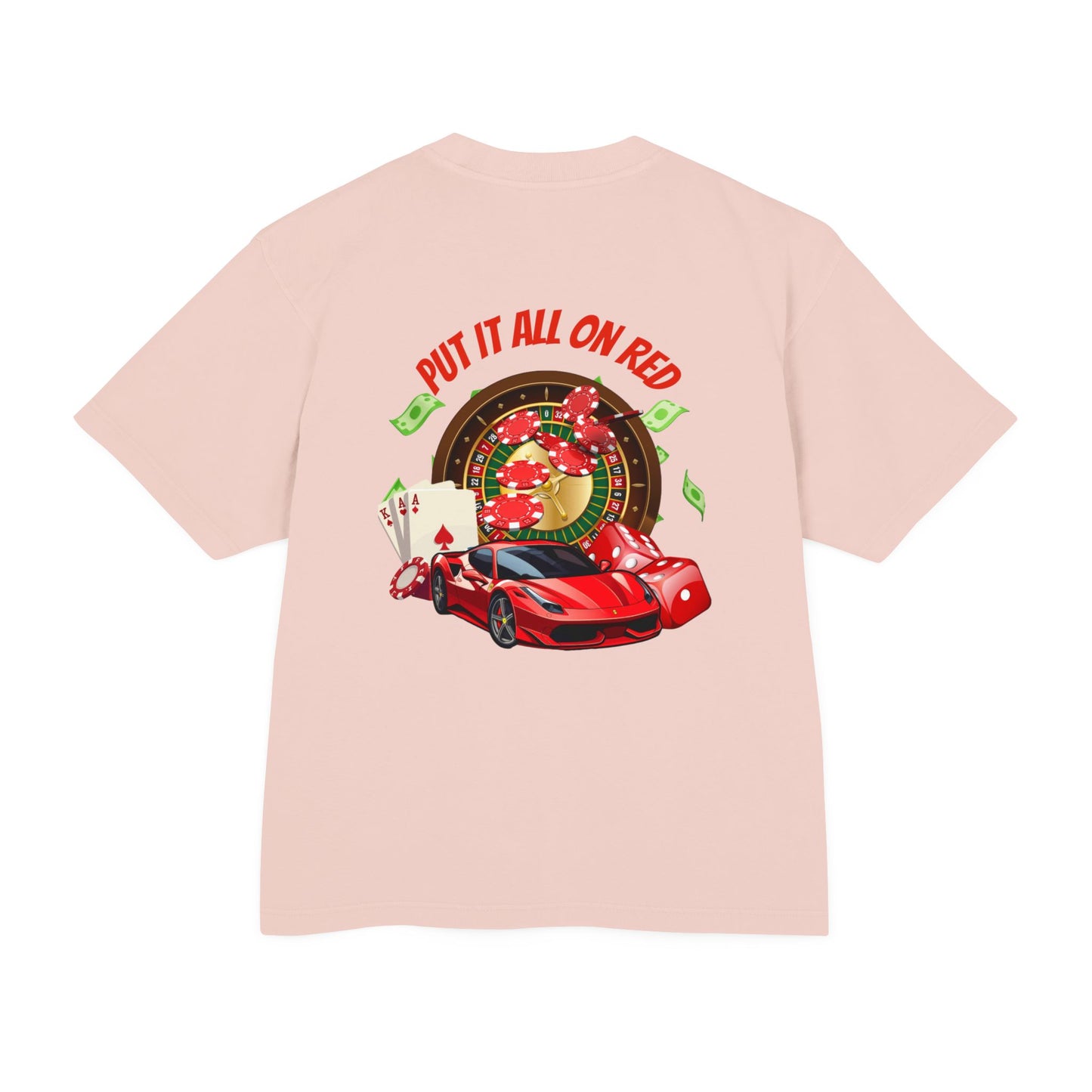 Put it all on red shirt