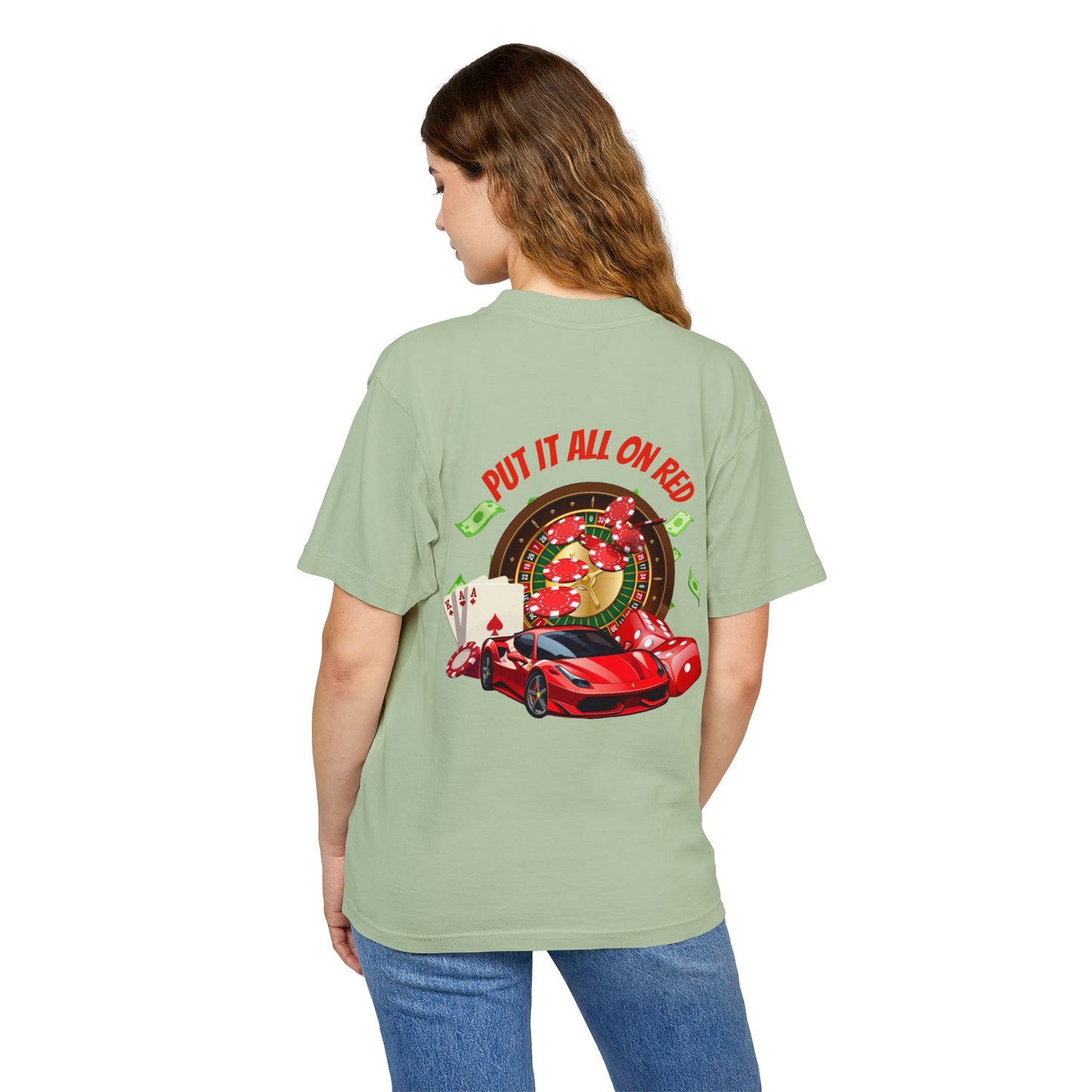 Put it all on red shirt