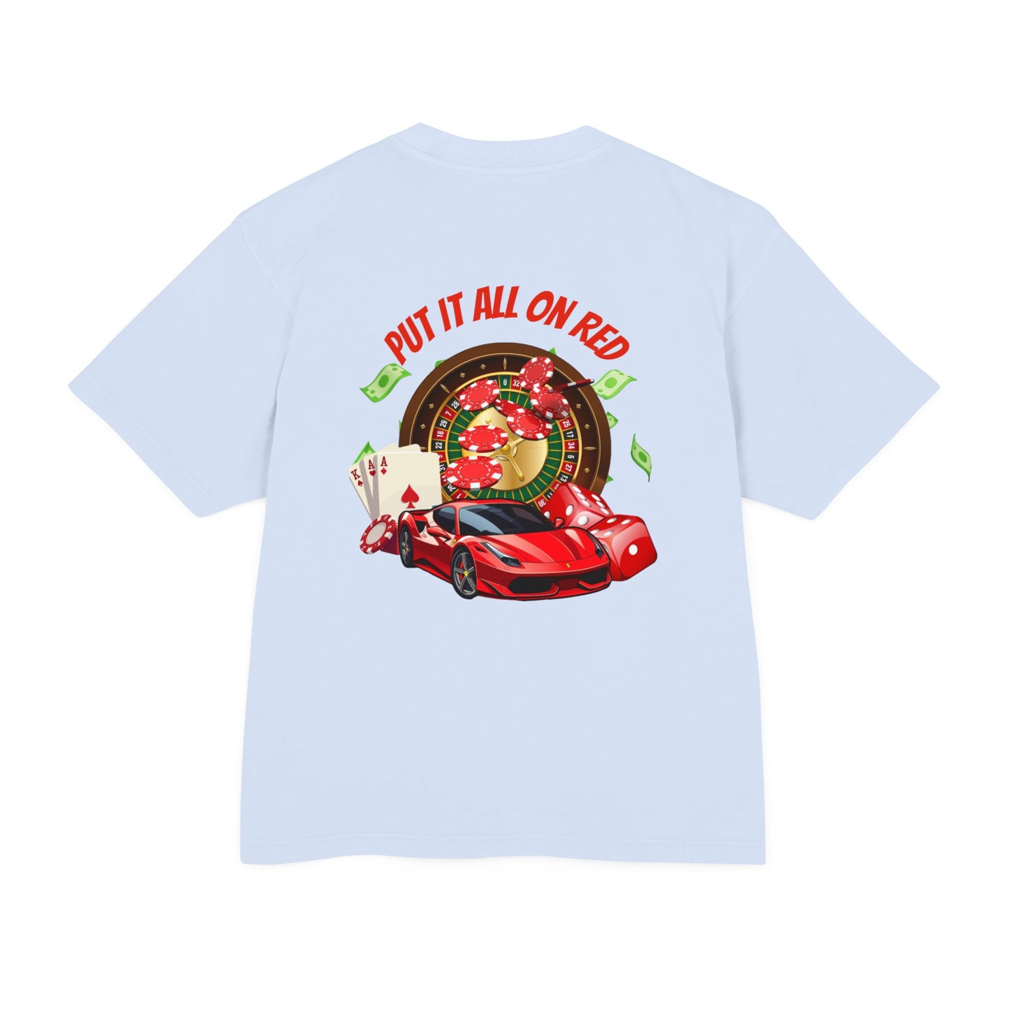 Put it all on red shirt