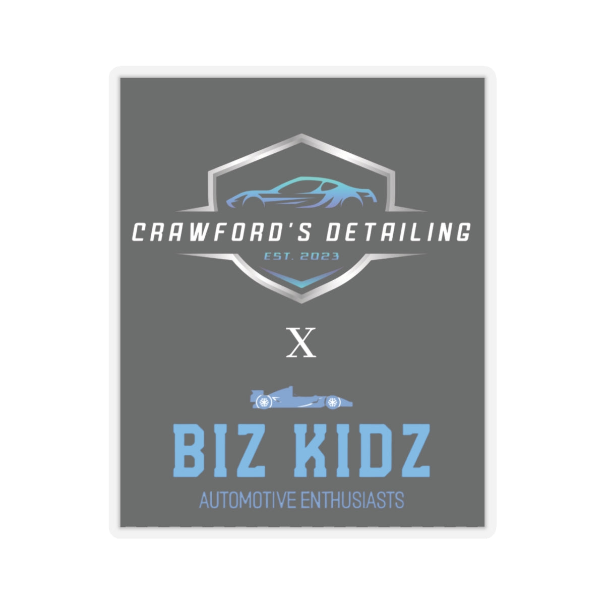 Biz x Crawford’s Detailing sticker