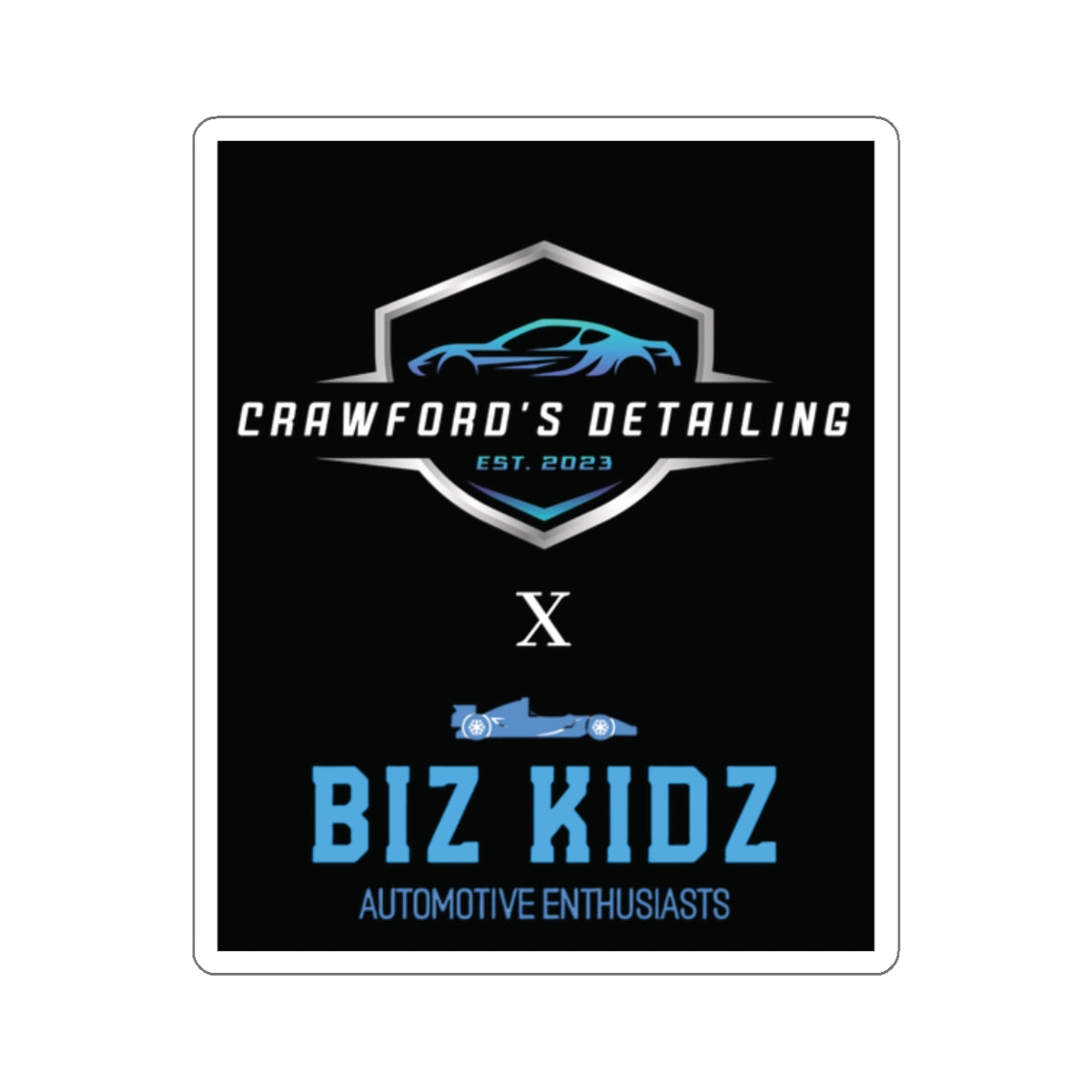 Biz x Crawford’s Detailing sticker