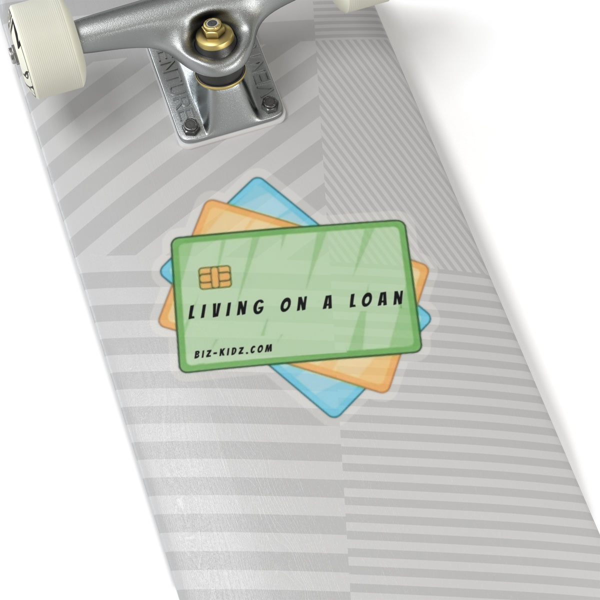 Sticker living on a loan