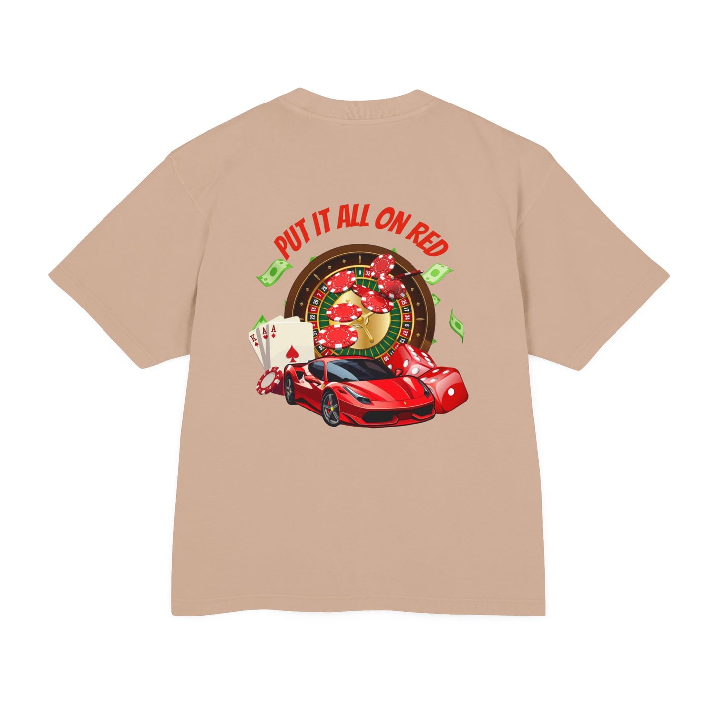 Put it all on red shirt