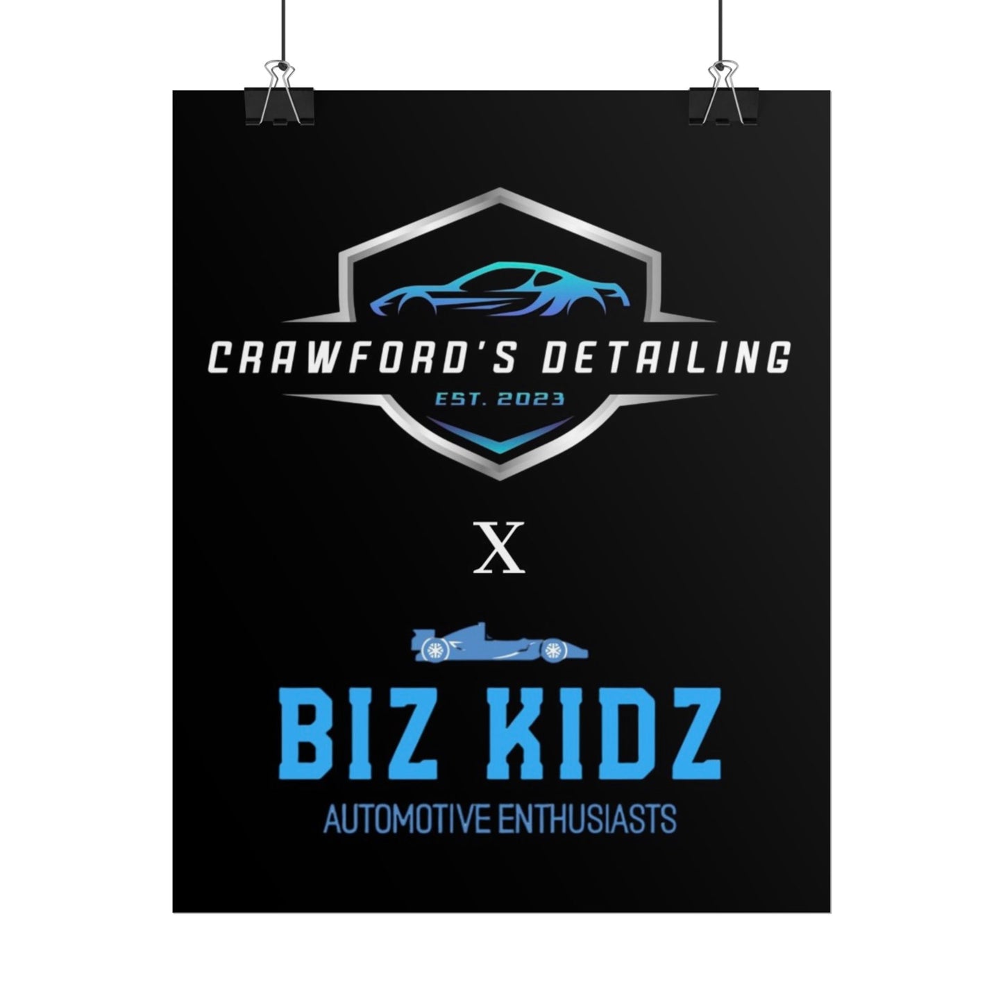 Biz x Crawford’s detailing poster