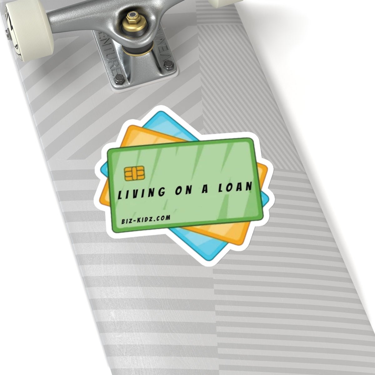 Sticker living on a loan