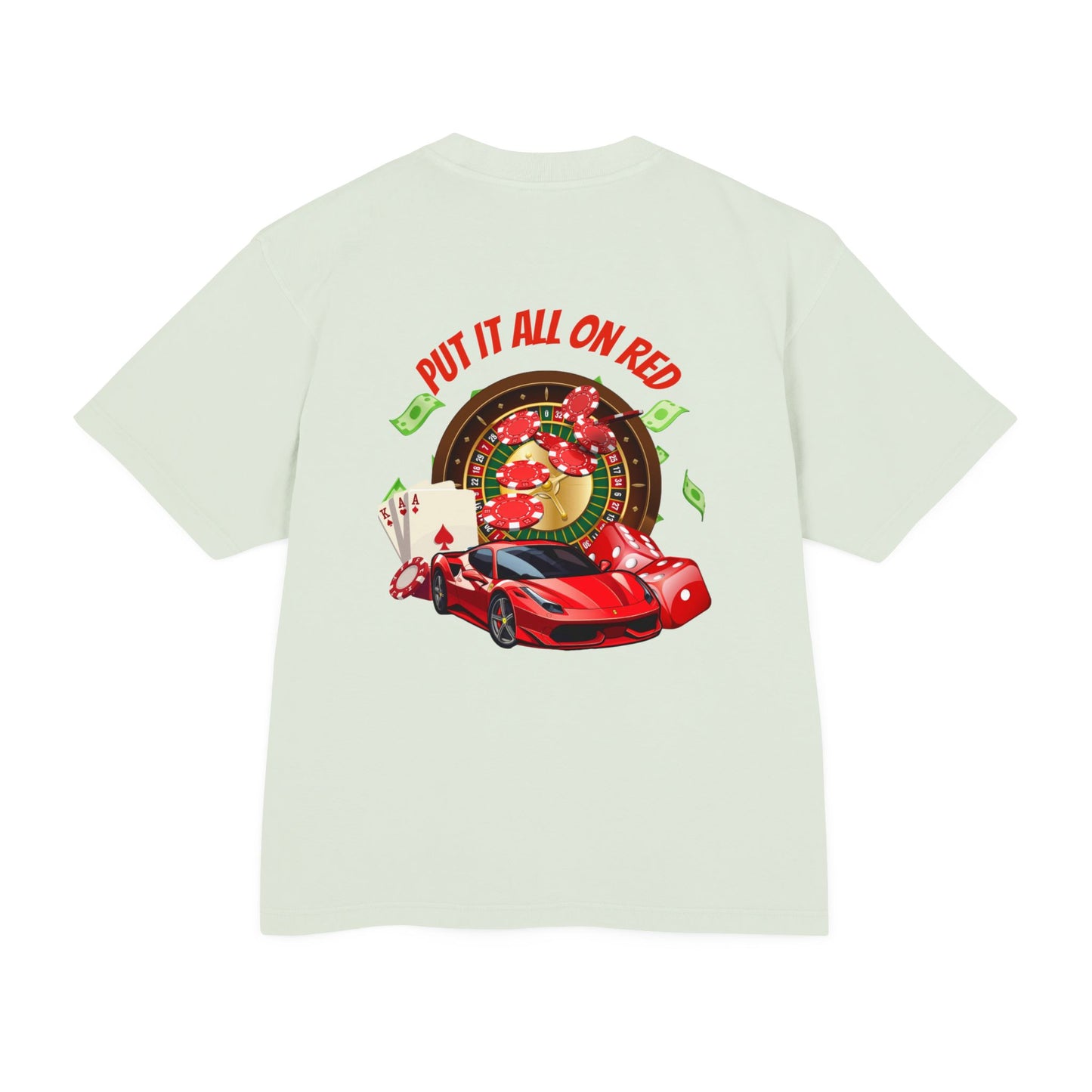Put it all on red shirt