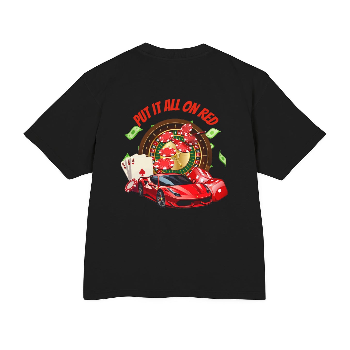 Put it all on red shirt