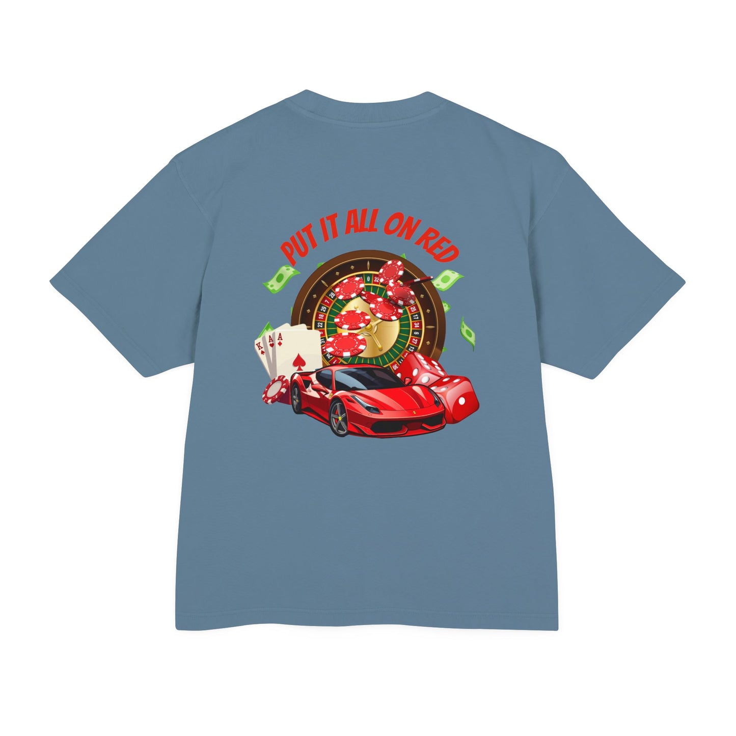 Put it all on red shirt
