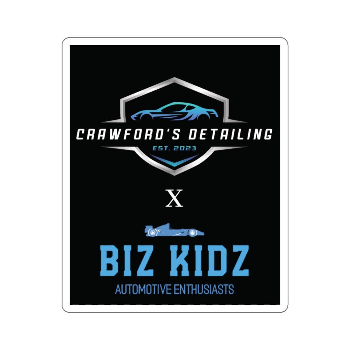 Biz x Crawford’s Detailing sticker